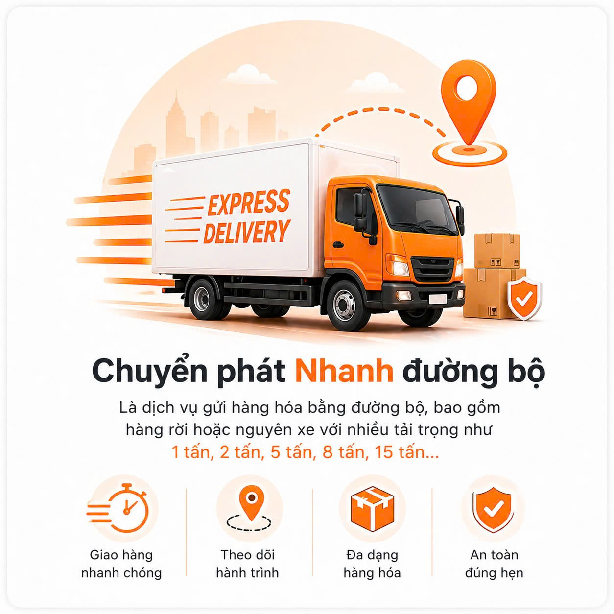 Chuyển phát Nhanh đường bộ